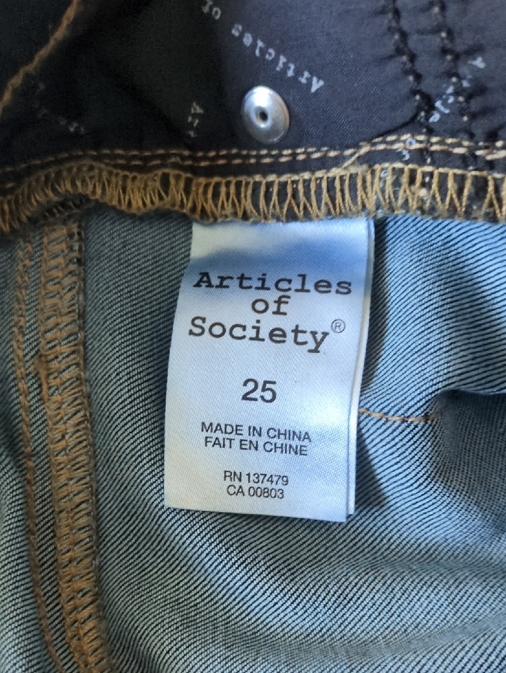 Articles Of Society Dark Indigo Skinny Jeans - Picture 9 of 9
